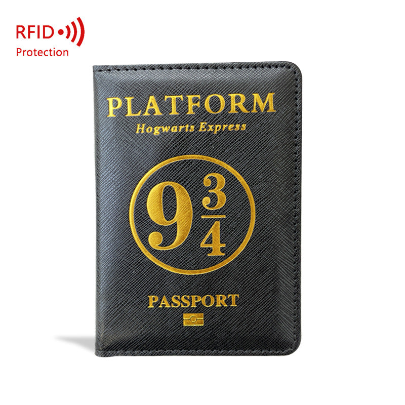 Aquavra RFID Travel Passport Cover – Secure PU Leather Multi-Card Holder