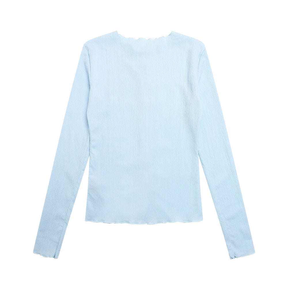 Aquavra Embroidered Crop Jacket – Lightweight Button-Up Travel Cardigan