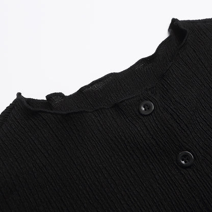 Aquavra Embroidered Crop Jacket – Lightweight Button-Up Travel Cardigan