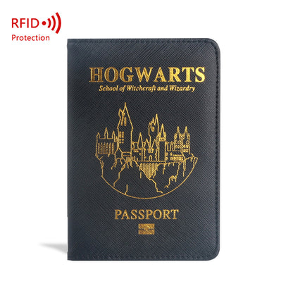 Aquavra RFID Travel Passport Cover – Secure PU Leather Multi-Card Holder