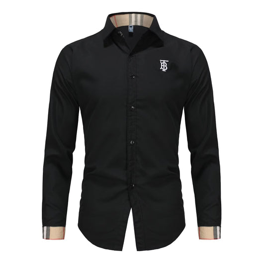 Aquavra Men’s Printed Long Sleeve Shirt – Relaxed Button-Up Travel Essential