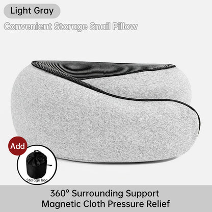 Aquavra Memory Foam Travel Neck Pillow – Ergonomic Support & Restful Comfort