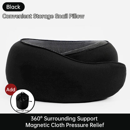 Aquavra Memory Foam Travel Neck Pillow – Ergonomic Support & Restful Comfort