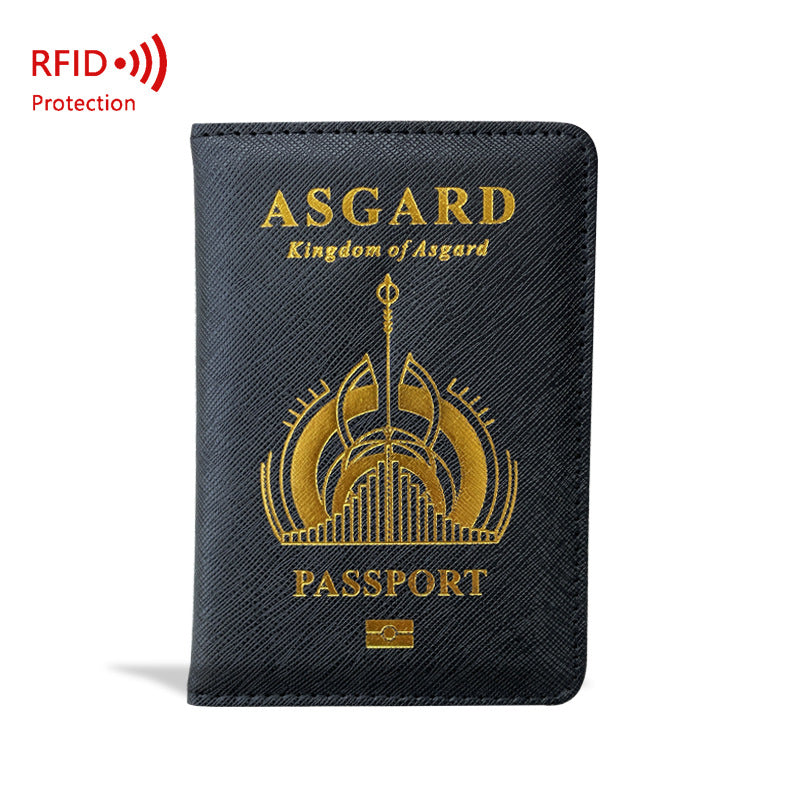 Aquavra RFID Travel Passport Cover – Secure PU Leather Multi-Card Holder