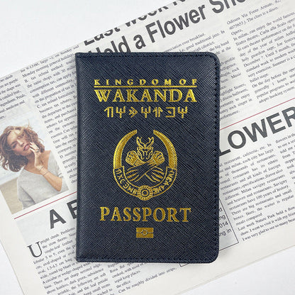 Aquavra RFID Travel Passport Cover – Secure PU Leather Multi-Card Holder