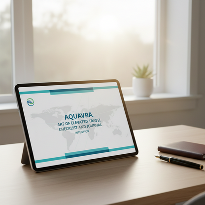AQUAVRA: Art of Elevated Travel – Checklist & Journal