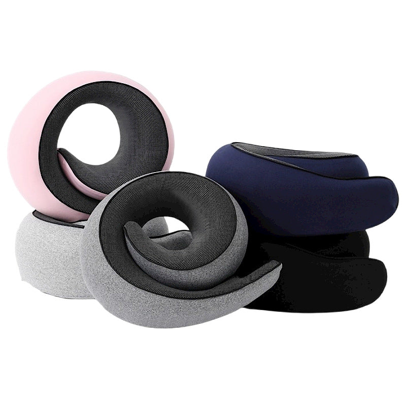 Aquavra Memory Foam Travel Neck Pillow – Ergonomic Support & Restful Comfort