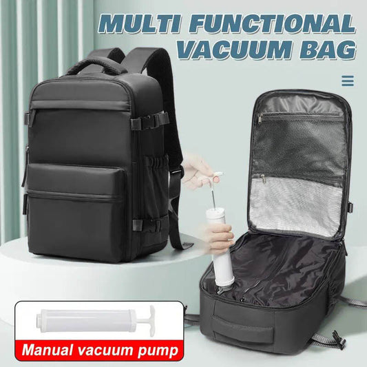 Aquavra Vacuum Compression Travel Backpack – Expandable, Carry-On Ready & Space-Saving