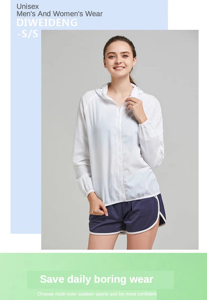 Aquavra Lightweight Waterproof Rain Jacket – Windproof, Quick-Dry & Sun Protection