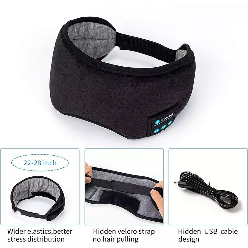 Aquavra 3D Bluetooth Sleep Eye Mask – Wireless Comfort, Sound & Rest
