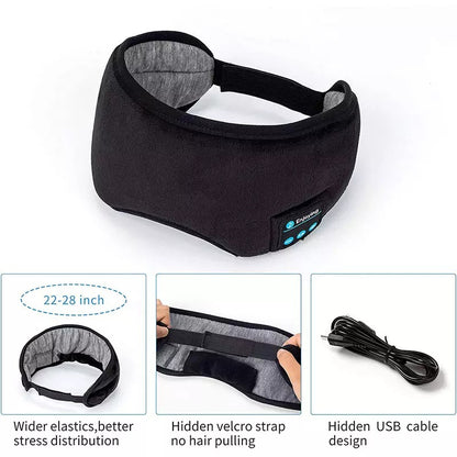 Aquavra 3D Bluetooth Sleep Eye Mask – Wireless Comfort, Sound & Rest