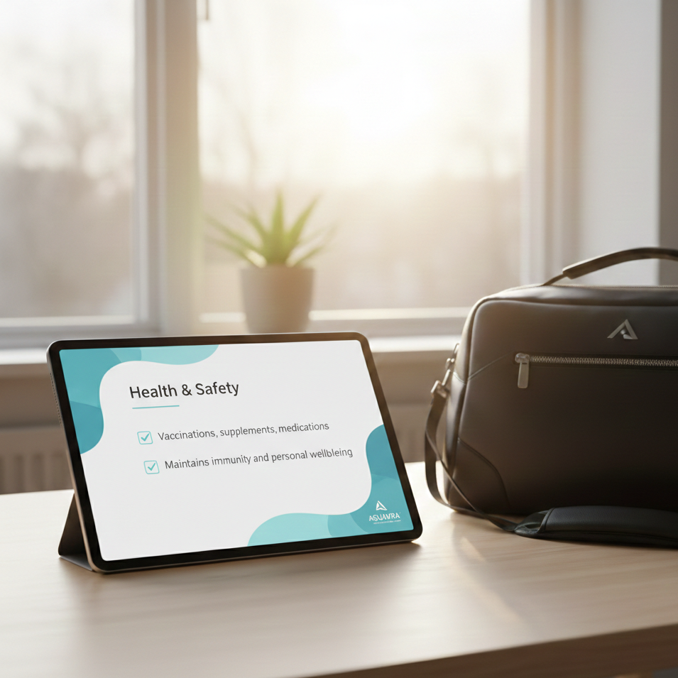 AQUAVRA: Seasonal Guide to Luxury Wellness Travel – Checklist & Journal