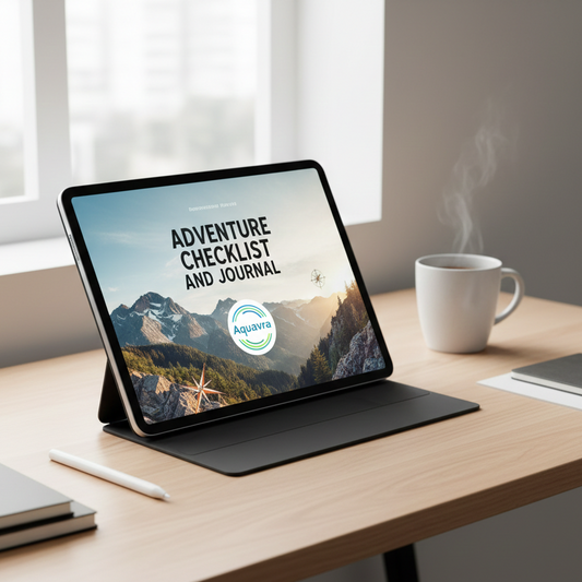 AQUAVRA Adventure Checklist & Journal – Prepare With Clarity, Travel With Purpose